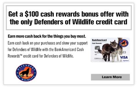 Bank of america® travel rewards credit card: Exclusive Offerings From Bank of America for Defenders of Wildlife Enthusiasts | Defenders of ...