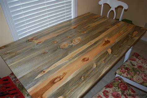 In my basement workshop—as a byproduct . Antique Rustic Pine Table Top