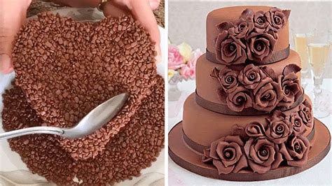 Diy 초콜릿 케이크 꾸미기 튜토리얼 쉬운 케이크 꾸미기 Diy Chocolate Cake Decorating