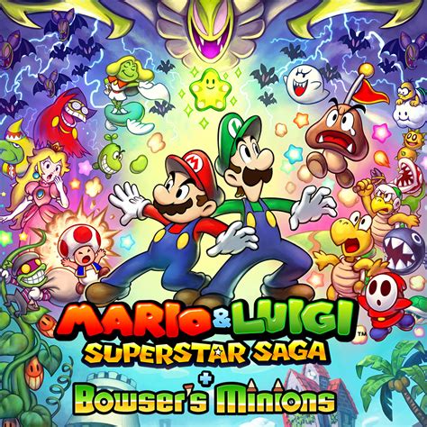 Mario And Luigi Superstar Saga Bowsers Minions Nintendo 3ds Games