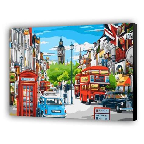 Paint By Numbers London Colored Just Paint By Numbers Uk