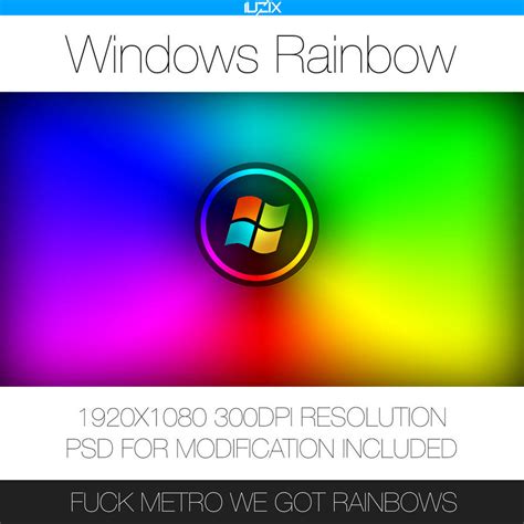 Windows Rainbow By Linix Arts On Deviantart