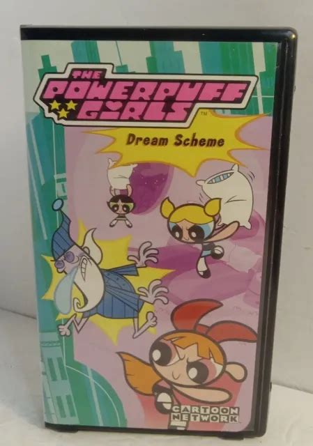 THE POWERPUFF GIRLS Dream Scheme VHS Clam Shell Cartoon