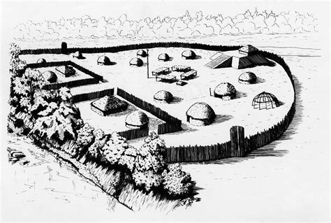 North Carolina Mound Drawing By Granger Pixels