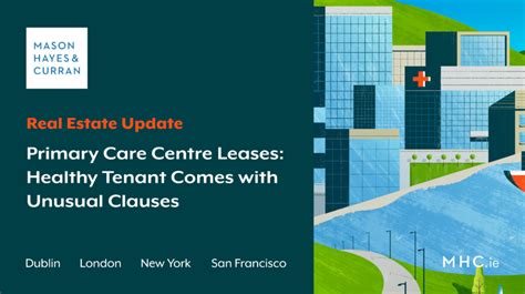 Primary Care Centre Leases Mason Hayes Curran