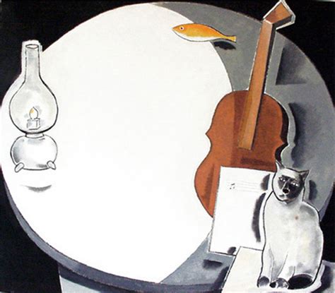 Moon And Violin Oil Painting By Jose Luis Lazaro Ferre
