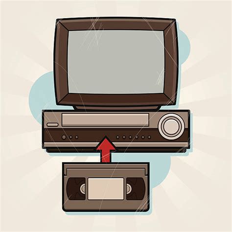 Tv Vcr Illustrations Royalty Free Vector Graphics And Clip Art Istock