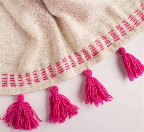 Tassel Blanket Diy Sewing Sewing Crafts Sewing Projects Diy Projects