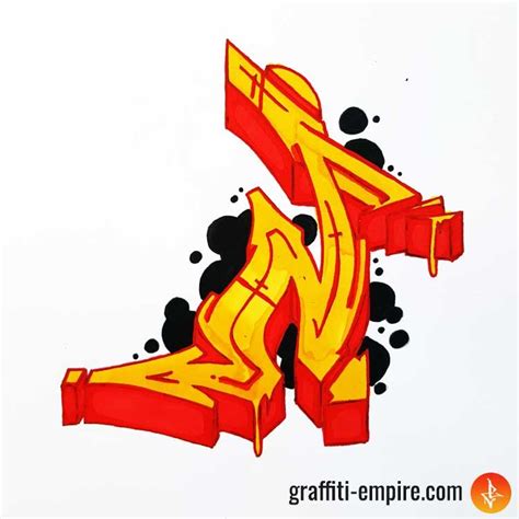 Graffiti Letter N Inspirational Images And Tutorial Graffiti Empire