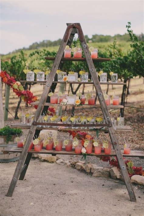 How To Decorate Your Rustic Wedding With Seemly Useless Ladders