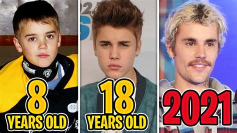 justin bieber s incredible transformation youtube