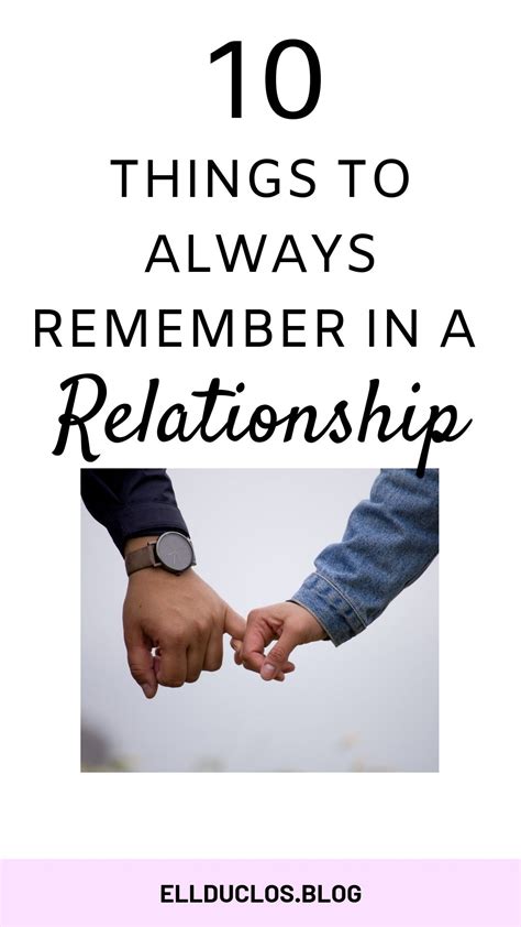 10 Things To Remember In A Relationship Ellduclos Healthy
