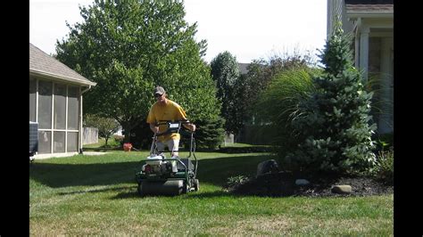 Overseeding keeps your lawn competitive and steeped in youth and vigor, without starting over from scratch. Aeration and Overseeding, Fishers, IN - A Classic Cut Lawn Care - YouTube