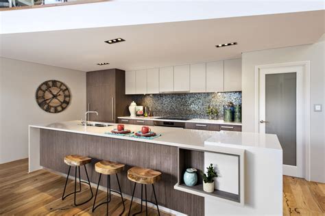 Cocinas con barra americana modernas. Cozy Modern Kitchen Breakfast Bar Designs #2213 | Kitchen ...
