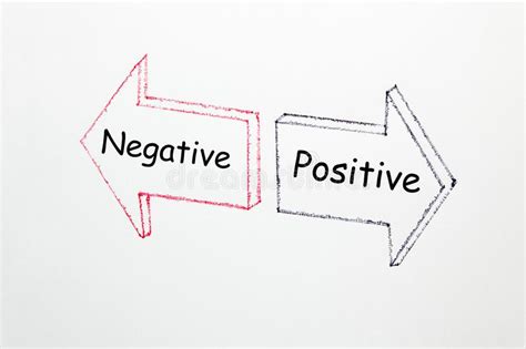 Negative Vs Positive Stock Illustration Illustration Of Negatives