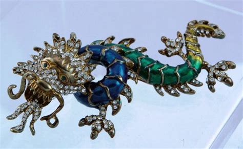 Dragon Brooch By Mjgtreasures On Etsy Whimsical Accessories Brooch