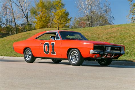 The 1969 dodge charger features a divided front grille with a gray plastic centerpiece and redesigned taillights into elongated hockey sticks. 1969 Dodge Charger R/T "General Lee" for sale #80908 | MCG