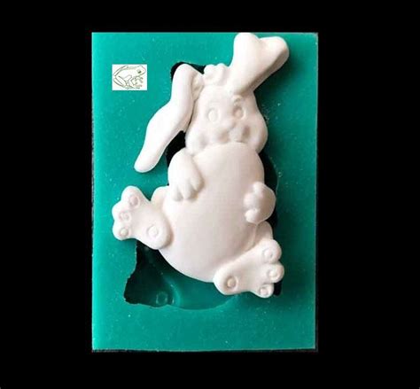 Bunny Mold Silicone Mold Easter Rabbit With Egg Mold Happy Etsy