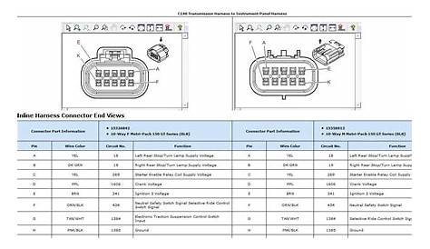 Camaro 4l60e Wiring Diagram