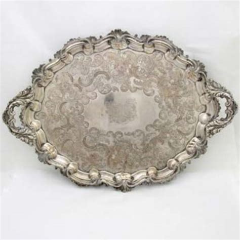 Lot 242 Old Sheffield Plate Large Tray