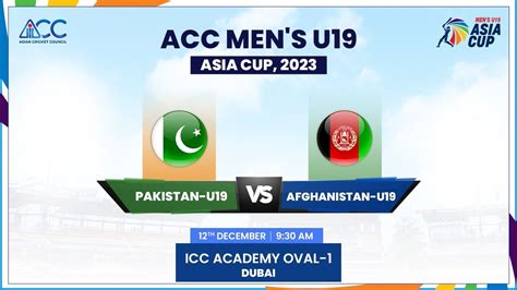 Pakistan Vs Afghanistan Match ACC Men S U Asia Cup Win Big Sports