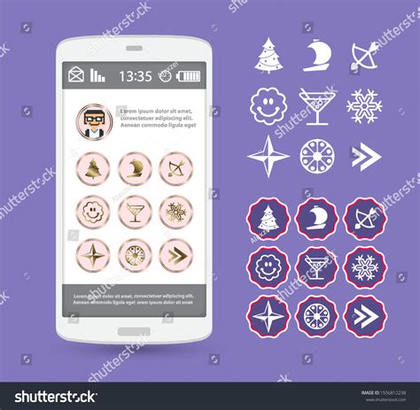 Phone Stories Social Icons Story Web Stock Vector Royalty Free