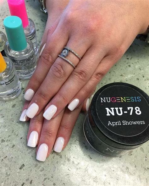 Inset the nail tips into the white dip powder. Welcome to our Company NuGenesis Nails(Eazy dip nail ...