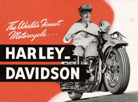 Harley Davidson Vintage Advertisement Lsr Bikes