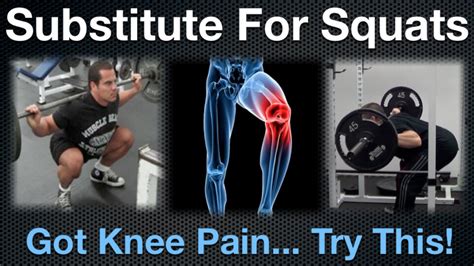Substitute For Squats Bad Knees Good Mornings Youtube