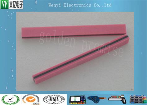 Pink Foamed Heat Seal Connector Rubber Conductive Flexible Flat Cable