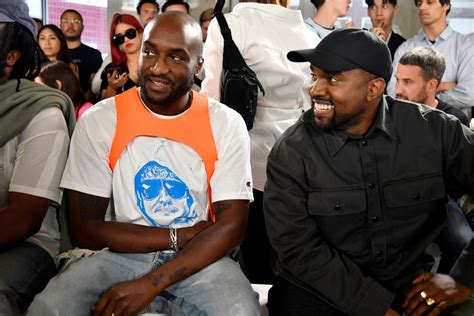 Kanye West Virgil Abloh Wear Unreleased Yeezy Off White X Nike Shoes