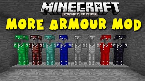 More Armour Mod In Mcpe Awesome Armour Abilities Minecraft Pe