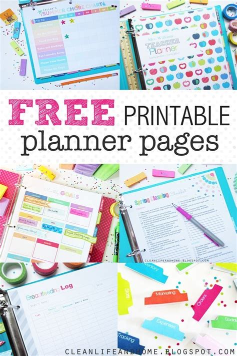 These Free Printable Planner Pages Are The Cutest Fabulous Free