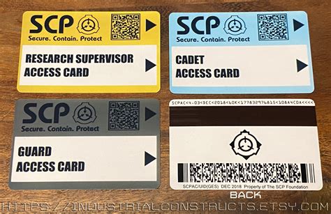 Scp Identification Card Printable Form Templates And Letter
