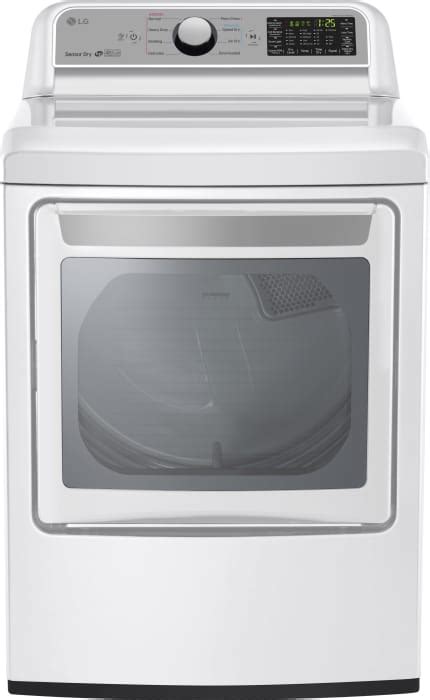 lg dle7200we 27 inch electric dryer with easyload™ door wi fi connectivity smart thinq™ 9