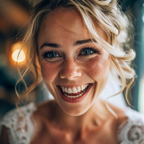 Premium Photo Happy Bride Takes A Selfie In Her Wedding Generative Ai