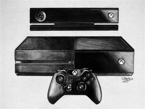 Xbox One Drawing By Lethalchris On Deviantart
