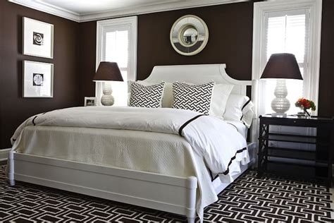 The color of the walls. Brown Walls - Transitional - bedroom - Benjamin Moore ...