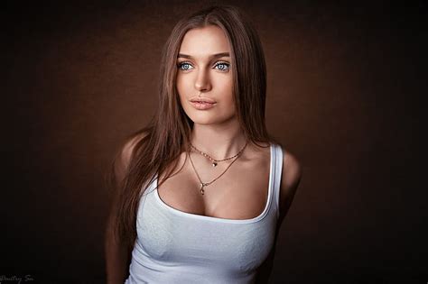 3840x2160px free download hd wallpaper women s white tank top portrait simple background