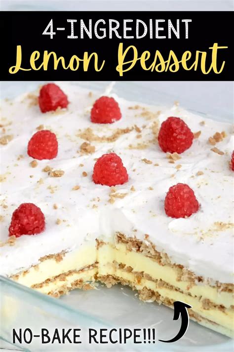 The Absolute Best Lemon Icebox Cake Recipe All You Need Are 4 Ingredients To Make This Easy And