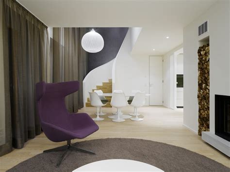 Modern Interior Design Of A Duplex Apartment In New York
