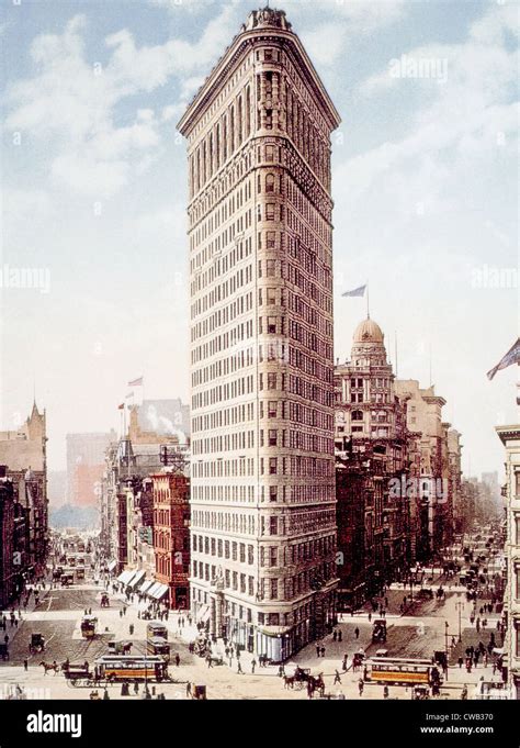 The Flatiron Building Manhattan New York City Photochrom By William