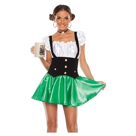 oktoberfest dirndl costume women german bavaria beer dress beer girl wench outfit halloween
