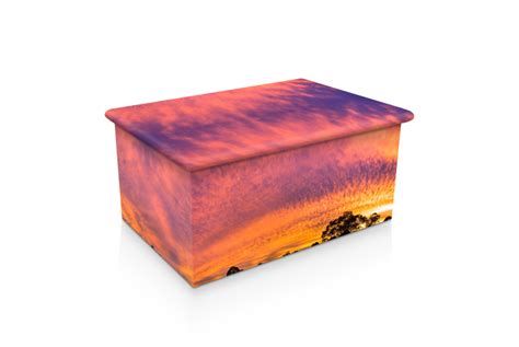 sunset view urn expression coffins