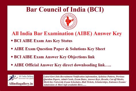 The aibe xv exams were conducted by the officials of the unified council from 24th january 2021. AIBE Answer Key 2021 BCI AIBE 15 24th Jan Exam Key Paper