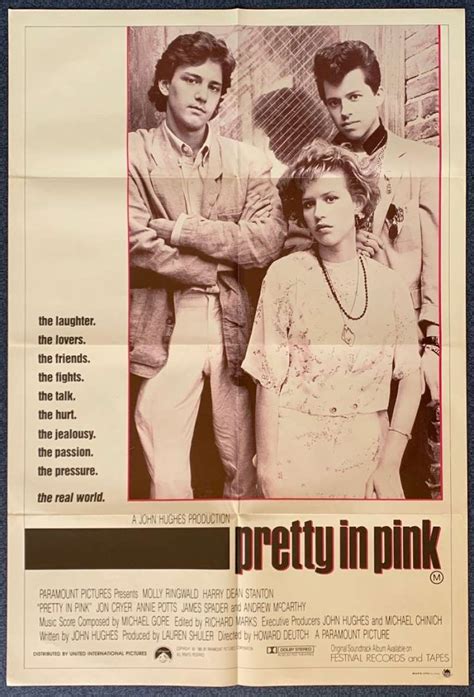 All About Movies Pretty In Pink Movie Poster Original One Sheet 1986