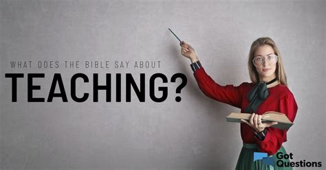 What Does The Bible Say About Teaching