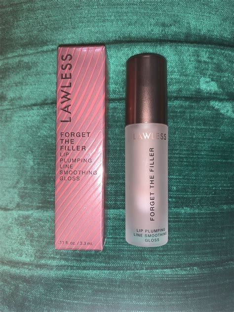 Lawless Beauty Forget The Filler Lip Plumping Gloss Rosy Outlook Full