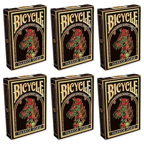 Bicycle Warrior Horse Collectible Playing Cards 6 Sealed Decks See