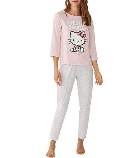 Womensecret Pijama 2 Piezas Hello Kitty Mujer El Palacio De Hierro